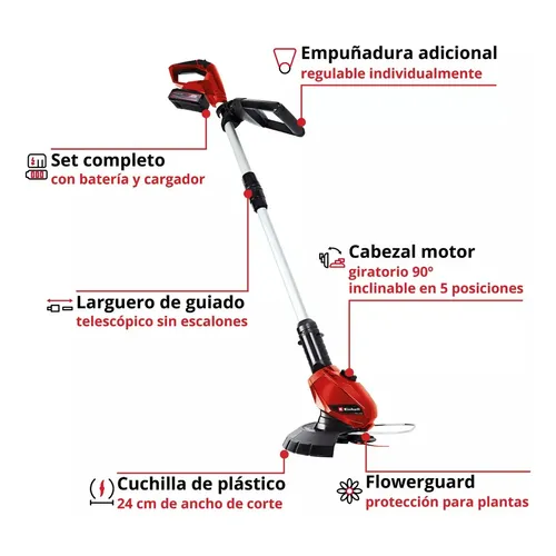 Bordeadora inalámbrica GE-CT18